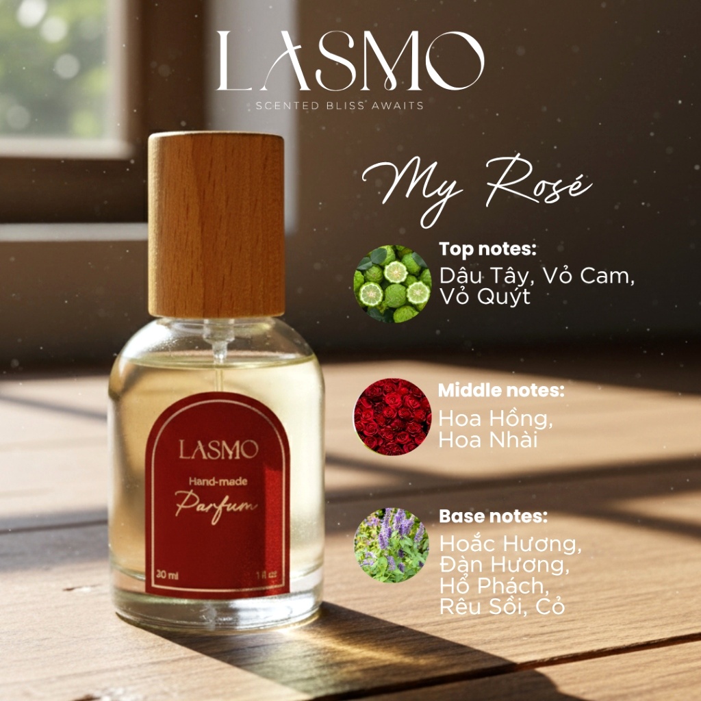 Nước hoa nữ LASMO My Rosé